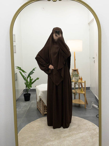 Navy - Khimar Abaya set