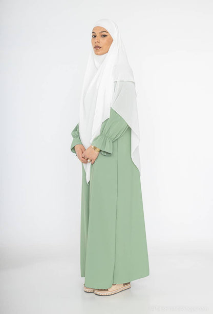 Water Green Silk Dress