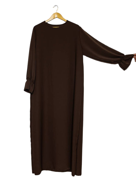 Brown Silk Dress Silk Dress