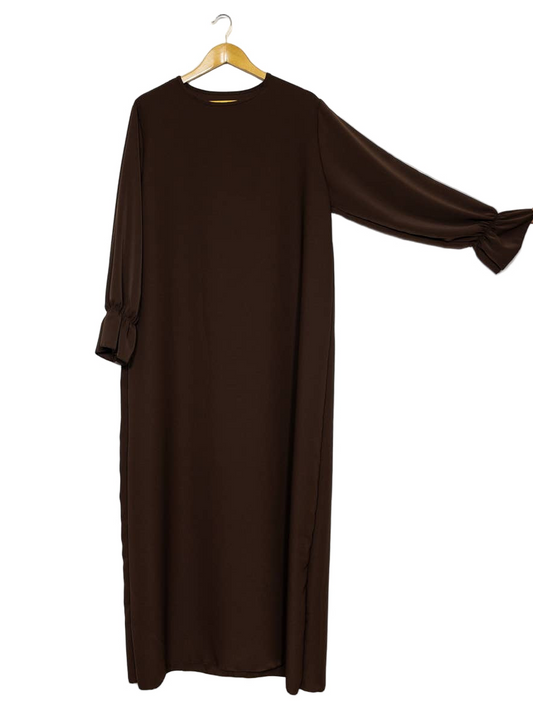 Brown Silk Dress Silk Dress