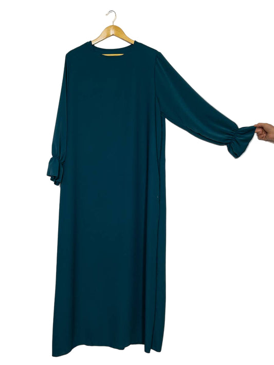 Duck Green Silk Dress