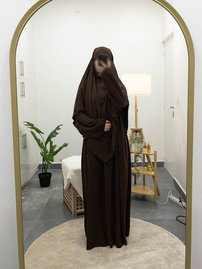 Navy - Khimar Abaya set