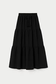 Black Flowy Skirt